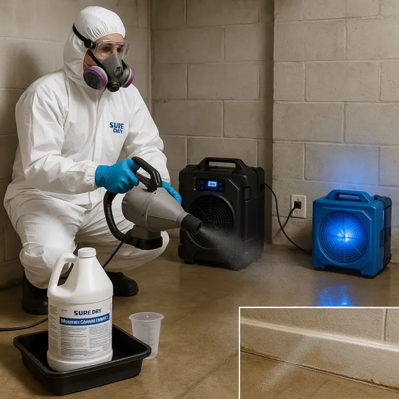 Sanitization and Odor Removal process in Friendship, NY