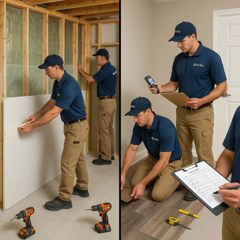 Repairs and Reconstruction process in Friendship, NY